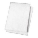White scrub pad (9" x 6")